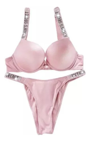 Conjunto De Lencería Glassy De Victoria's Secret [u]