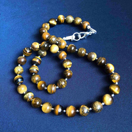 Collar Codificador Cs-45 Ojo De Tigre, Códigos Sagrados