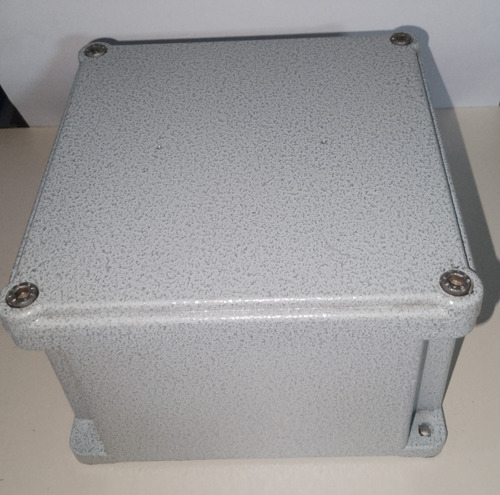 Caja De Paso Derivación 55x55x40 Corten Aluminio