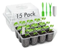 Comprar 15 Bandejas Reutilizables, Germinación De Plantas 180 Celdas