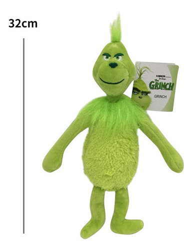 Adorno Navideño Peluche Grinch Perro Muñeca Regalo Niños