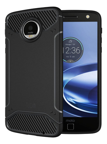 Moto Z Force Funda  Tudia Ultra Slim Ligera Con Diseño De F