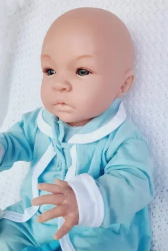 Compra online de Npk 55cm bebê reborn realista, recém-nascido