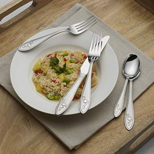 Cubiertos Flamingo Towle, 20 Piezas, Acero Inoxidable