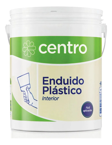 Enduido Plástico Interior Centro X 4 Litros Blanco