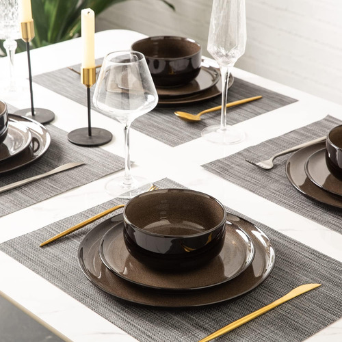 Set Platos 6 Pcs Porcelana 26.7 Cm Redonda Llano