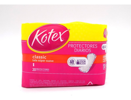 Protectores Diarios Classic X 20 Kotex