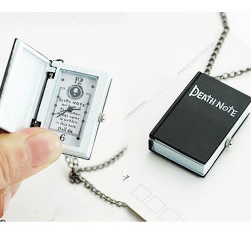 Collar Reloj Con Forma De Libreta, Libro Death Note.