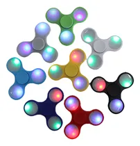 Comprar Lote De 5 Pack Tri Fidget Mano Dedo Spinner Gyro Con Luz Fla