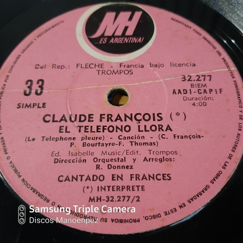 Simple Claude Francois Mh C19