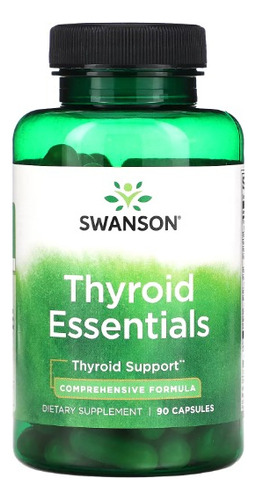 Suplemento Swanson, Thyroid Essentials, 90 Cápsulas Sfn