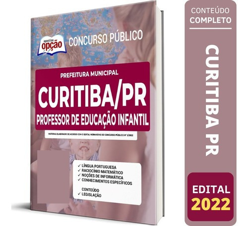 Apostila Concurso Curitiba Pr Professor De Educação Infantil