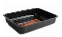 Comprar Asadera Enlozada Estampada Profunda Fuentes Horno Color Negro