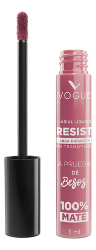Labial Líquido Vogue Resist Mate Color Encantadora 3ml