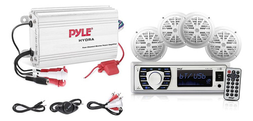 Hydra Marine Amplificador Serie Elite Mejorada 400 Vatio 4 V