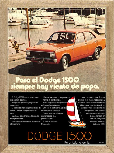 Dodge 1500 , Cuadro, Poster, Publicidad        L229