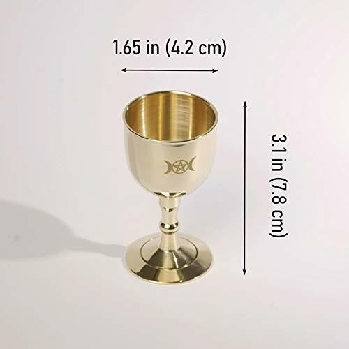 Imagen 2 de 9 de Gbrand Mini Campana De Altar Y Cáliz De Altar, Diosa De La