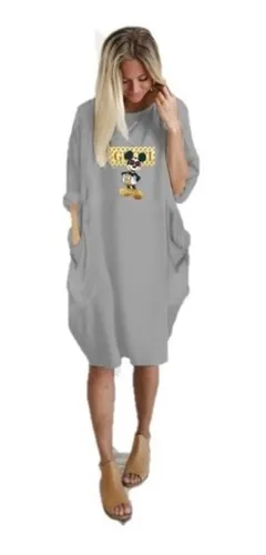 Vestido camisero online mickey mouse