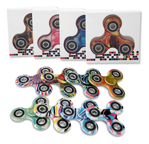 Paquete De 12 Juguetes Fidget Spinner, Finger Spinner Fidget