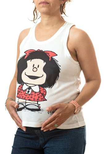 Musculosa Mujer Mafalda Laser Rock
