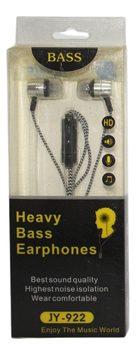 Audífonos Stereo Con Cable Bass Negro