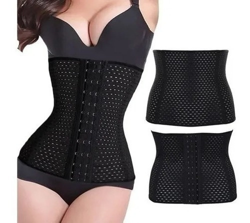 Faja Modeladora De Cintura Sin Varilla Elástica Tipo Corset