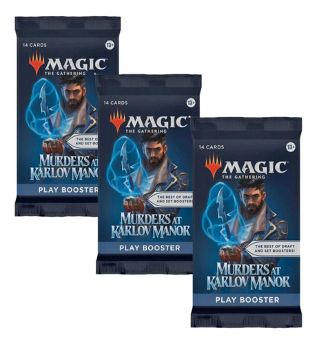 Magic Tg Play Booster Murders At Karlov Manor Ingles Cmbo X3