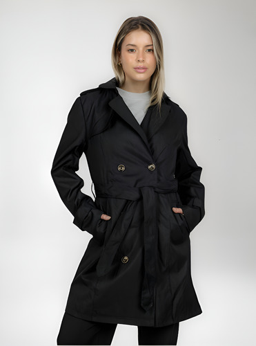Piloto Mujer Impermeable Capucha Desmontable Oldtown Polo