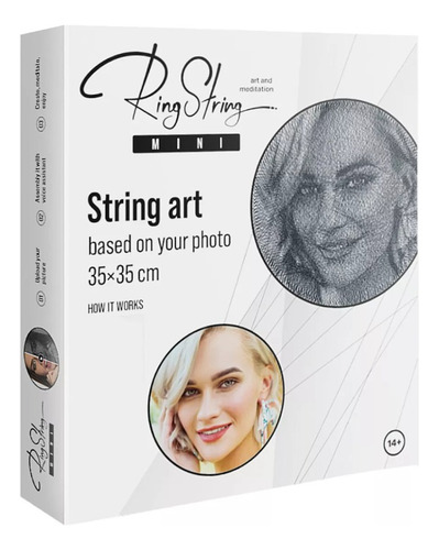 Kit De Artesanato Para Transformar Foto Em Quadro Ringstring