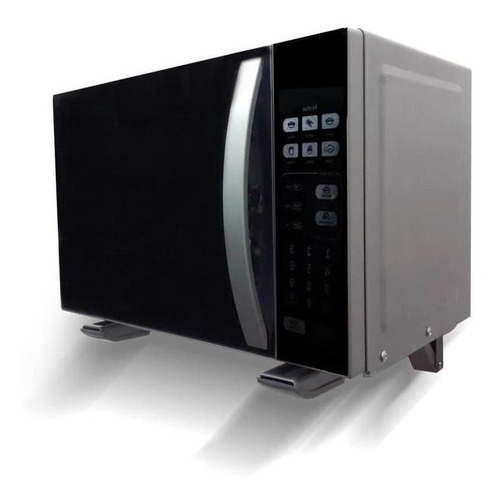 Suporte Brasforma para microondas ou forno elétrico de parede prata universal Sbr3.7	