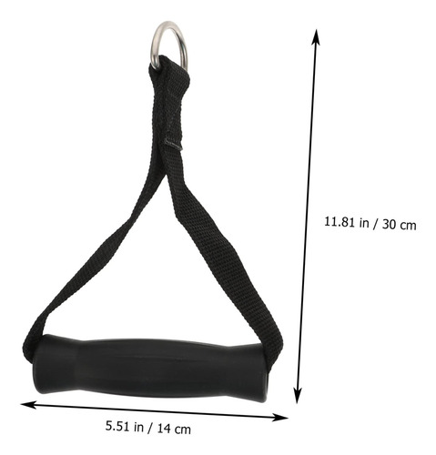 Agarraderas Tipo D Nylon Material, Gimnasio Maneral Polea
