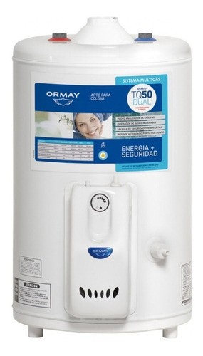 Termotanque Ormay Tq50dual Conexión Dual Multigas 50l