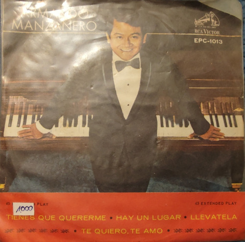 Vinilo Ep De Armando Manzanero - Hay Un Lugar ( P117