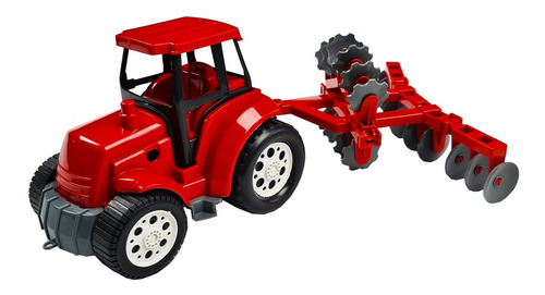 Imagem 1 de 1 de Trator Agromax Arado Fazenda Brinquedo Infantil