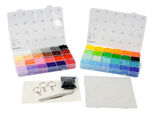 Kit Pro Hama Beads/artkal 48 Colores 25.000 Beads 2,6mm Mini