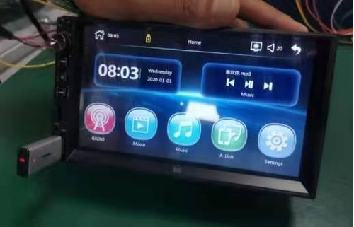 Radio Mp5 Bluetooth Usb Screen Mirror + Camara + Capacitiva