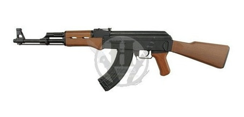 Rifle Airsoft Carabina G&g Cm Rk47 Imitacion Madera Ak47 6mm