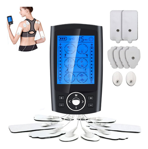 Electroestimulador Tens/ems Estimulador Muscular Con 24 Modo