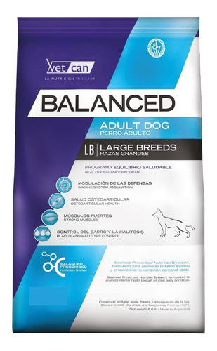 Vet Can Balanced Adulto Raza Grande 20 Kg Con Regalo