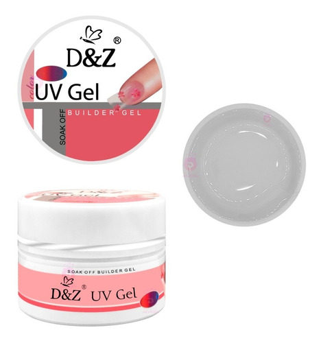 Gel Uv Construtor D&z 50 Gramas 100% Original Uv 50g