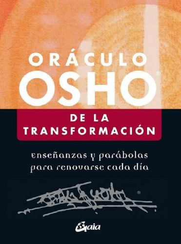 Libro - Oráculo Osho De La Transformación. Enseñanzas Y Par