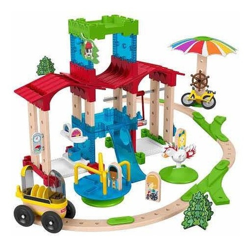 Fisher Price Wonder Makers Escuela Patio De Recreo Slide