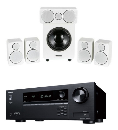 Teatro Onkyo Txsr393 Y Bocinas Wharfedale Dx2wh Ingles Msi Blanco 20 A 2000