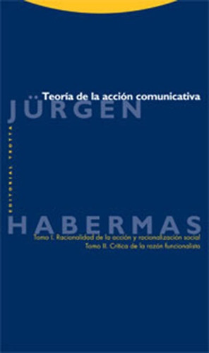 Teoría De La Acción Comunicativa - Habermas - En Stock 