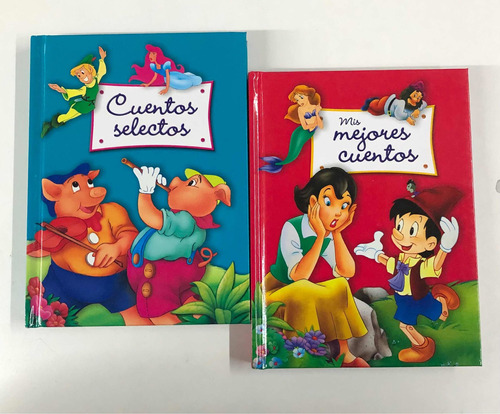 Pack 2 Libros Cuentos Clásicos Infantiles Ilustrados