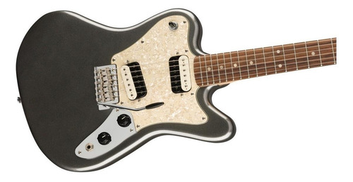 Guitarra eléctrica Squier by Fender Paranormal Super-Sonic de álamo graphite metallic brillante con diapasón de laurel indio