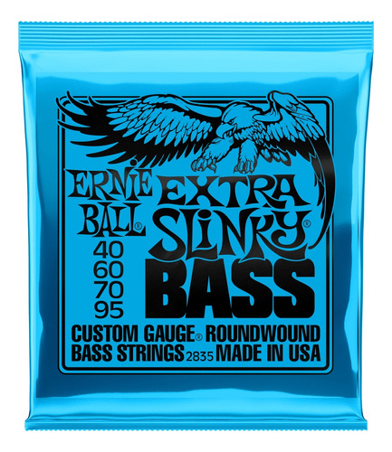 Cuerdas Bajo Ernie Ball Regular Extra Slinky 40-95