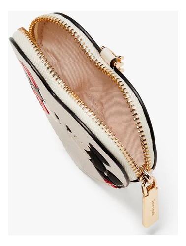 Monedero Disney X Kate Spade Mickey Minnie Mouse Original Crema Estampado
