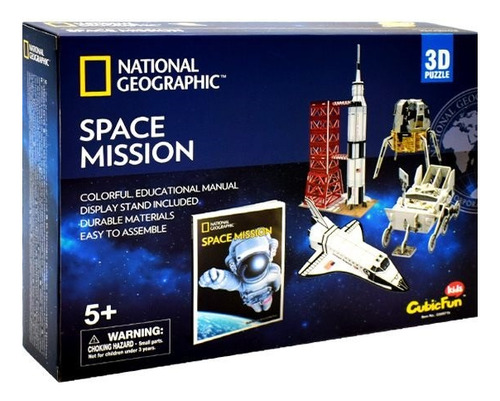 Rompecabezas 3d Misión  Espacial Natgeo