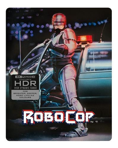 4k Ultra Hd Blu-ray Robocop / Steelbook Subtitulos Ingles